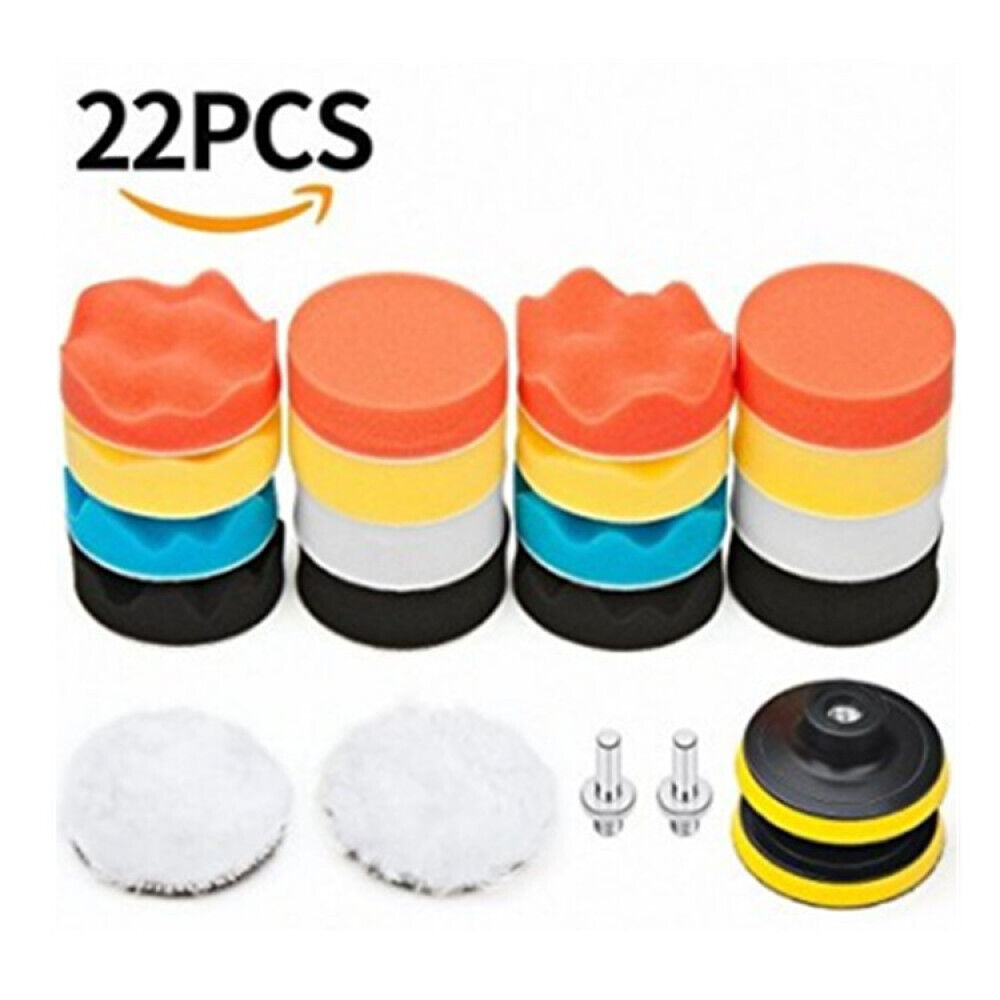 22pcs Set Polishing Polishing Sponge Cordless Screwdriver Polishing Pads Polishing Attachment For Car