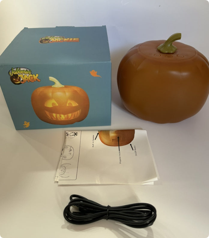 Halloween Pumpkin Lamp Built-in Animated Voice Can Speak