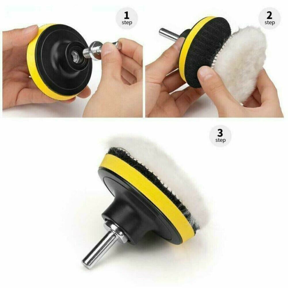 22pcs Set Polishing Polishing Sponge Cordless Screwdriver Polishing Pads Polishing Attachment For Car