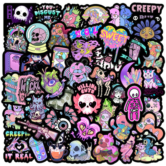 Computer Waterproof Halloween Graffiti Sticker